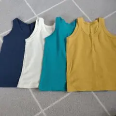 コットン製タンクトップ 4枚セット　95cm