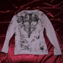 archive Y2K 風 クロス サーマル Tシャツ カットソー - メルカリ