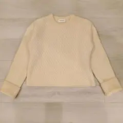 美品【BLENHEIM】 ニットセーター　白
