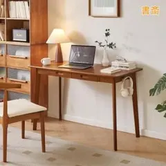 無印良品 木製デスク 引き出し付き ナチュラル 幅100cm 学習机 作業机