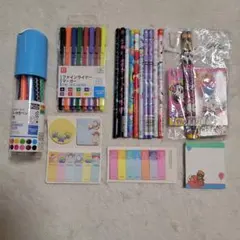 子ども用文具セット カラーマーカー・鉛筆・付箋