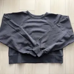 センスオブプレイス SENSE OF PLACE ピグメントクロップドスウェット