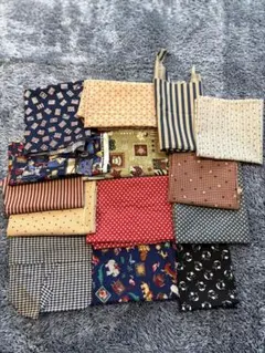 【使いさし　はぎれ】※小さい物ばかりです※ まとめ売り　アメリカンカントリー柄