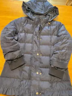 petit main ダウンコート 120 ネイビー フード付き 女の子