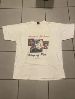マイケルジャクソン ビリージーン ビッグプリントTシャツ 古着 Sメンズ　Y2K マイケルジャクソン ビリージーン ビッグプリントTシャツ 古着 Sメンズ