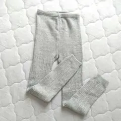 UNIQLO ヒートテックニットレギンス 【M/L】 ライトグレー 灰色