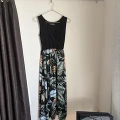 BLACK QUEEN ノースリーブ ロングワンピース フリーサイズ