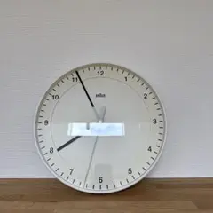 BRAUN 掛時計 BNC017WHWH 直径30cm