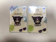 ワッペン　日焼け　サンリオ　クロミ　シール　2枚セット