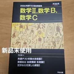 河合塾　数学Ⅱ　数学B　数学C 2026年共通テスト総合問題集