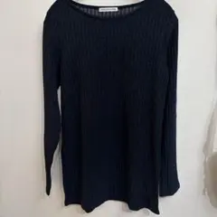 HEALTHY KAREN 리브 니트 긴팔 컷소우