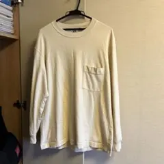 UNIQLO U 長袖カットソー L クリーム