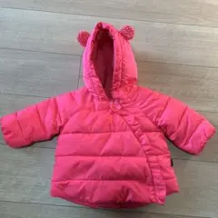 GAP ピンク フード付きジャケット 0-6ヶ月