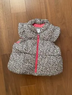 GAP ヒョウ柄 ダウンベスト 18-24ヶ月