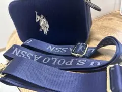 U.S. POLO ASSN. ネイビー ショルダーバッグ