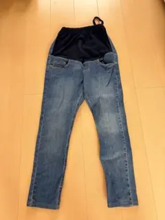 無印良品　マタニティ デニムパンツ　Mサイズ