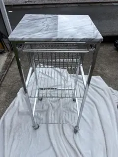 希少 廃盤モデル IKEA UDDEN ステンレスワゴン キッチンワゴン 作業台