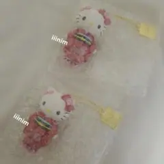 ハローキティ展 キティ シークレットマスコットチャーム A ⑥ 着物 2点セット