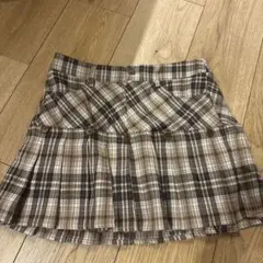 Randy！チェック柄プリーツスカート