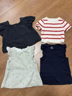 ZARA、プティマイン、H&M、子供用トップス4点セット