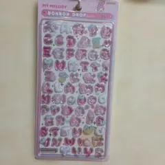 【正規品】 新作 ボンボンドロップシール　サンリオ文字 マイメロディ