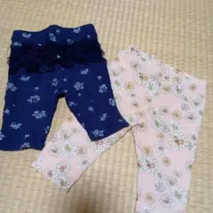 夏用ボトムス☆２枚セット☆プティマイン☆ユニクロ