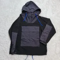 ゴースローキャラバン アノラックパーカー スウェット 長袖 ブラック ネイビー