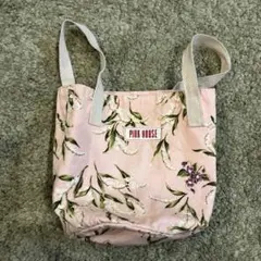 PINK HOUSE 花柄トートバッグ