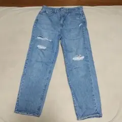 UNIQLO ダメージ加工デニムパンツ 23