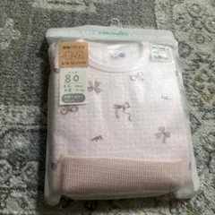 リボン柄長袖パジャマ サイズ80