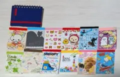 【13点まとめ売り】ミニメモ帳セットー