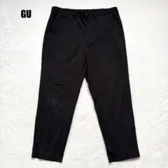 GU イージーアンクルパンツ スラックス ブラック メンズ M