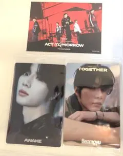 TXT ツインウエハースシール+難波限定ステッカー3点セット　ボムギュ