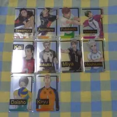 ハイキュー FAN PARK 箔押し クリアカードコレクション