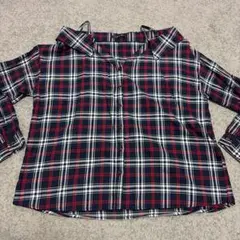 チェック柄長袖シャツ　INGNI