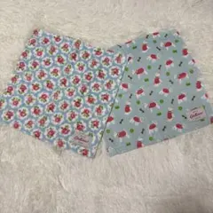 Cath Kidston 花柄と犬柄ハンカチ 2枚セット 大判