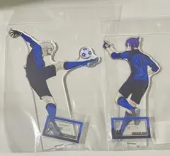 ブルーロック　アムニバス　アクリルスタンド　雨 戦う背中 凪　玲王