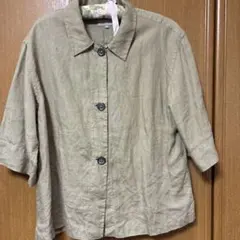 美品 マーガレットハウエル オレンジ リネン100 シャツ Ⅱ - メルカリ
