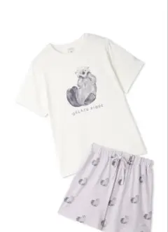 ジェラートピケ 【接触冷感】ケーキワンポイントTシャツ&ハート柄