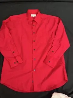 ARBE SHIRT 赤 長袖シャツ L