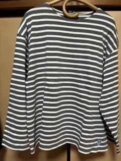 ORCIVAL オーシバル　グレー白　長袖カットソー