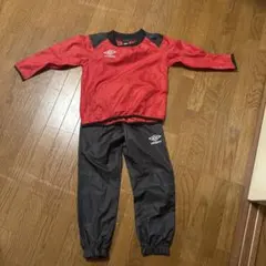 umbro ピステ上下 赤/黒 サイズ120