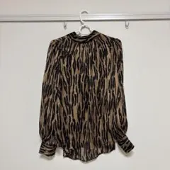 ヒョウ柄 シャツ
