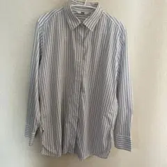UNIQLO レディース　ストライプ 長袖シャツ S