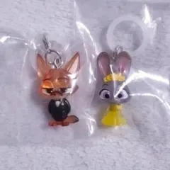 ズートピア2 めじるしアクセサリー ニック ジュディ　めじるし　ズートピア