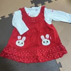 ★お値下げ★【美品】ミキハウス　ワンピース　ロンT 80 セット　うさこちゃん