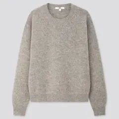 UNIQLO ユニクロ プレミアムラムクルーネックセーター グレー XS 未使用