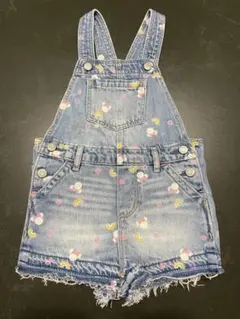 【Disney GAP】デニム サロペットショートパンツ
