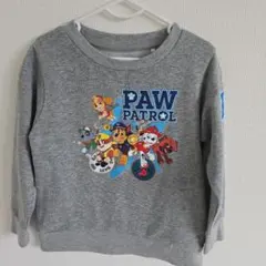 【おまとめ有り！】パウパトロールグレー トレーナー 110cm