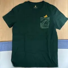 Ginkgo organic Tシャツ ダークグリーン L